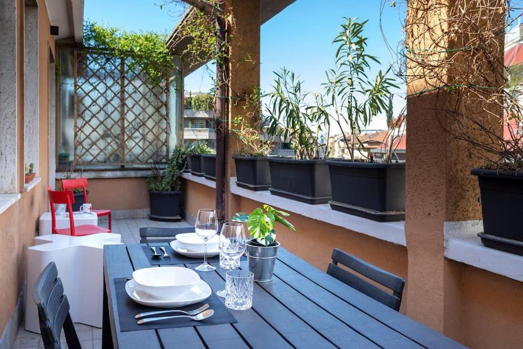 Ferienwohnung Ennio'S Nest - Private Terrace Mailand Exterior foto